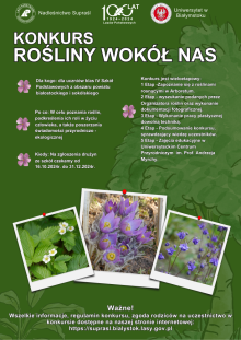 Konkurs o roślinach „Rośliny wokół nas”